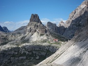  première via ferrata à la Tore Toblin derriere le refuge Locatelli